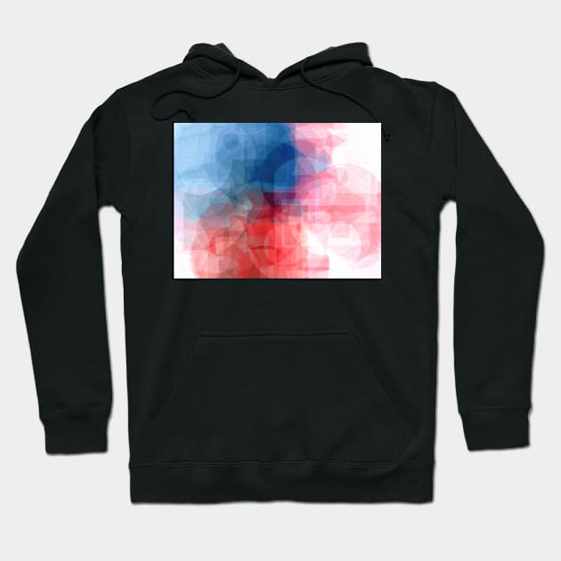 Red White and Blue Hoodie by jillnightingale